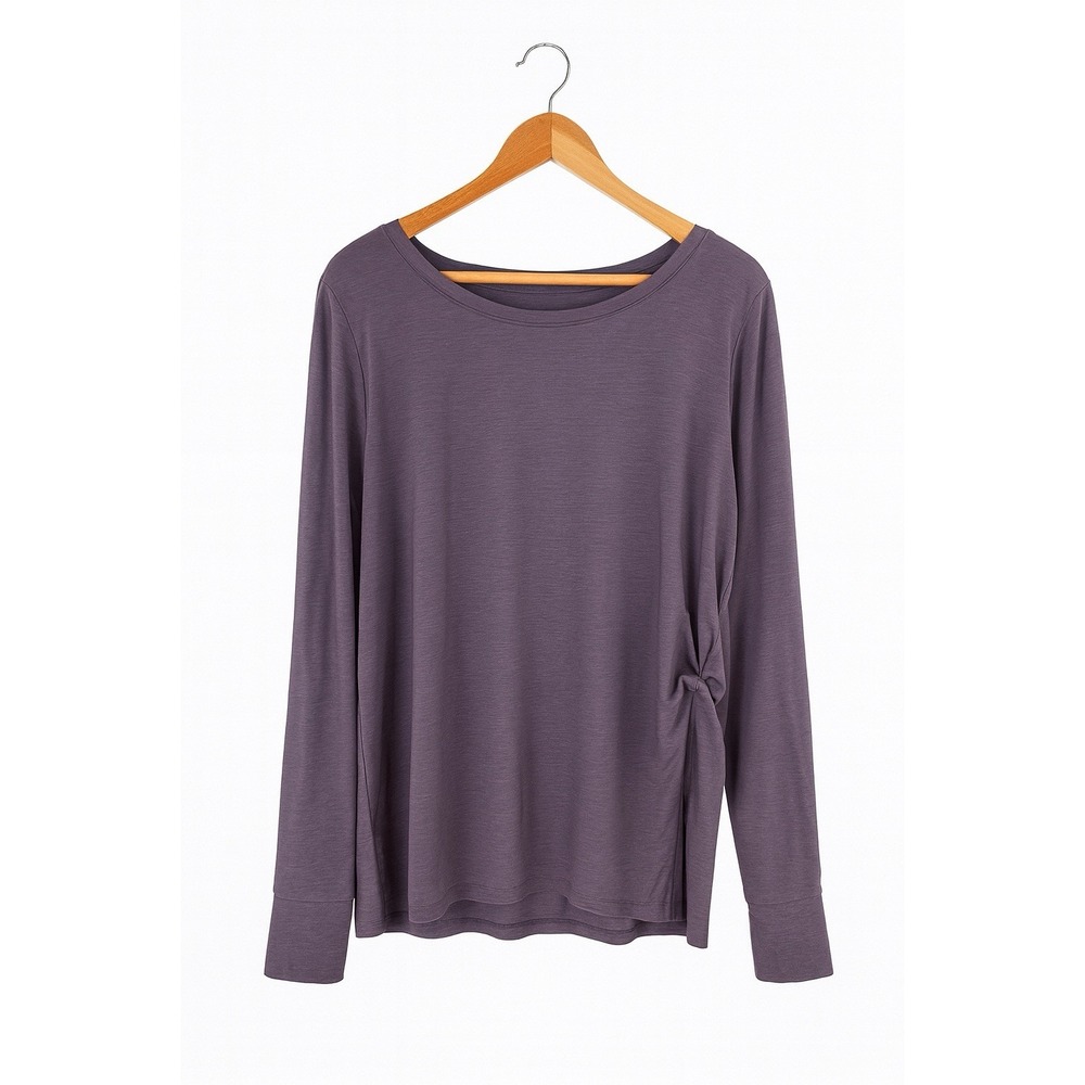Old Navy Active Cloud 94 Soft Go Dry Top Drape Side Long Sleeve Pink XL Tall‎